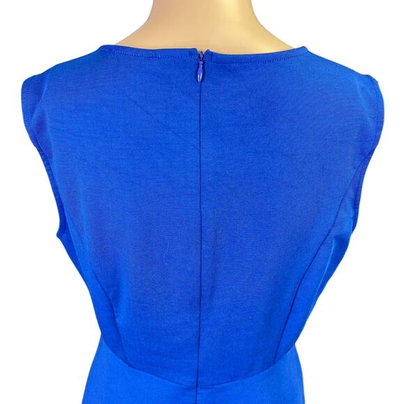 Zalalus Womens Dress Sleeveless Lightweight Fit and Flare Royal Blue Medium - Picture 5 of 8